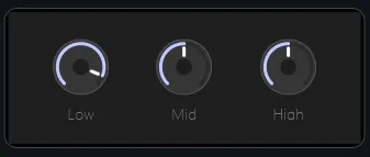 Finished EQ panel