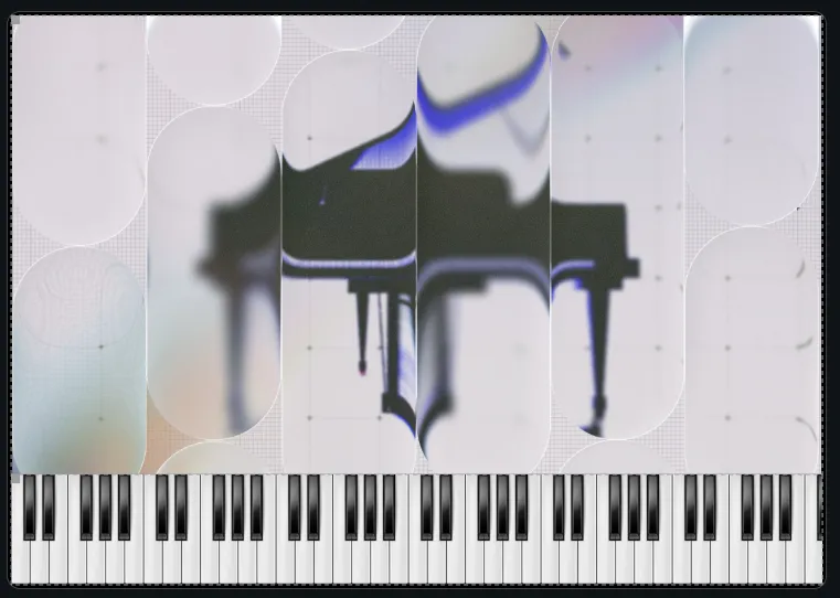 Main form after applying the background and keyboard
