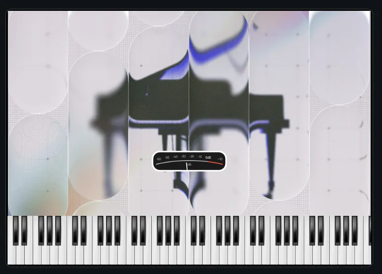 Main form with the meter added, reacting live to playing