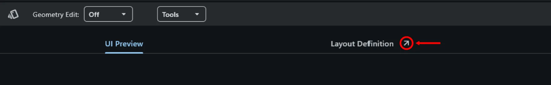 Detached YAML editor alongside the form preview