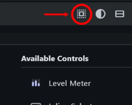 Annotation toggle button in the upper-right of the preview panel
