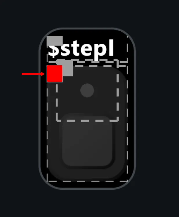 Clicking a control handle selects its YAML block in the editor
