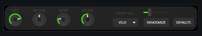 All knobs updated after style sheet import